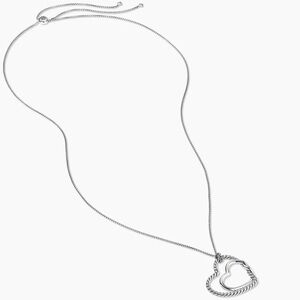 David Yurman Continuance® Heart Necklace
Sterling Silver, 38mm